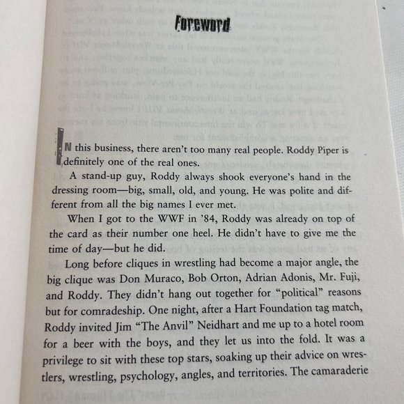 In the Pit with Piper Rowdy Roddy Piper Biography Paperback Book New - Picture 9 of 12